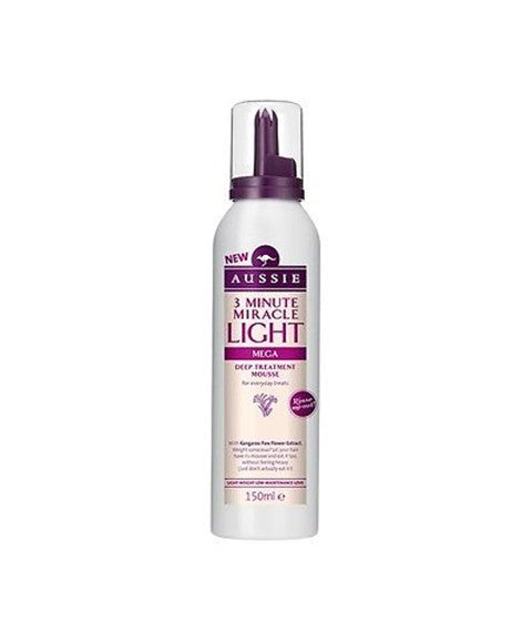 Aussie 3 Minute Miracle Light Mega Deep Treatment Mousse