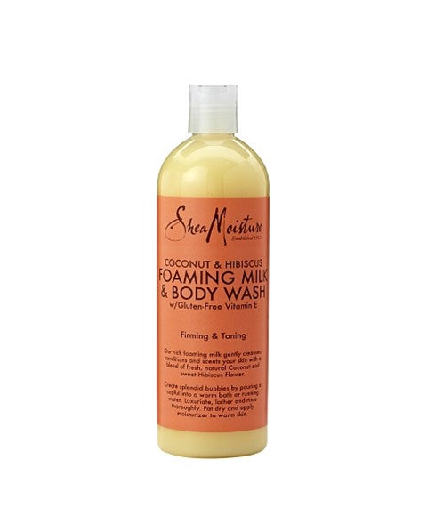 Shea Moisture Coconut And Hibiscus Foaming Milk And Body Wash