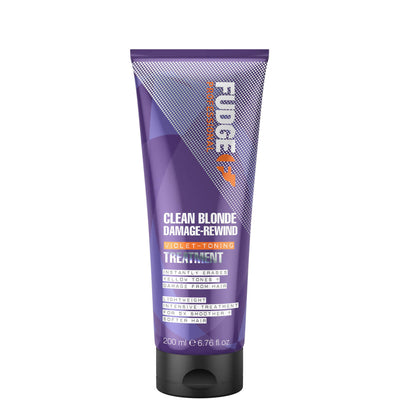 Fudge Clean Blonde Damage Rewind Violet Toning Treatment 200ml