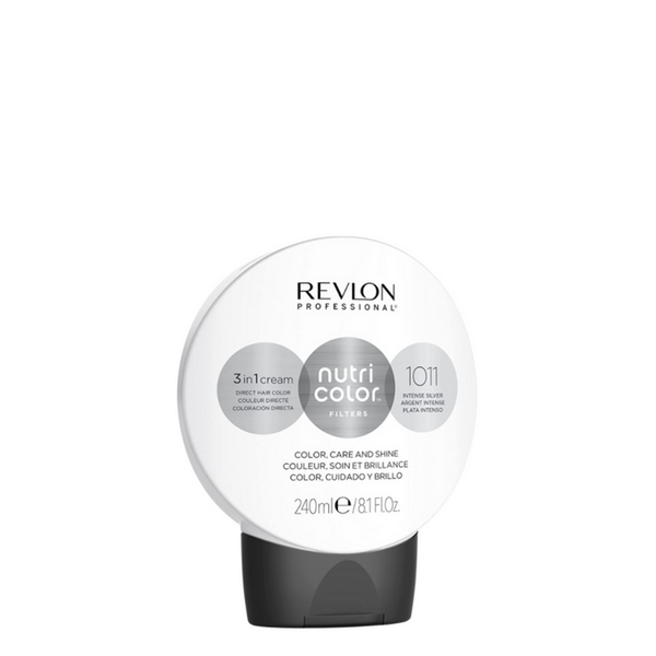 Revlon Nutri Color Filters 3 In 1 Colour Cream 1011 Intense Silver 240ml - Afro Hair Boutique