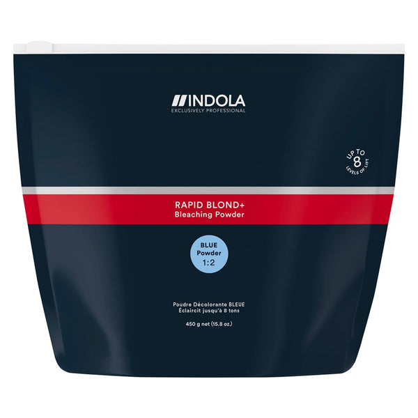 Indola Exclusively Professional Rapid Blond Blue Bleaching Powder 450g - Afro Hair Boutique