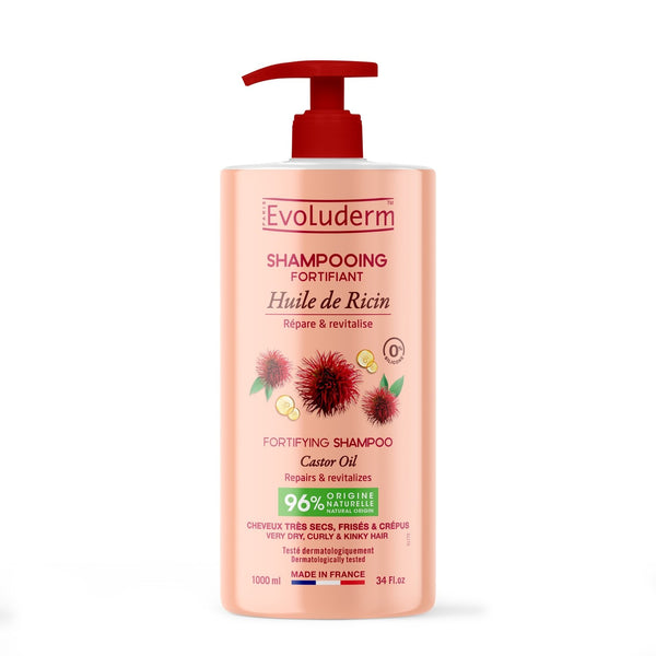 Evoluderm Fortifying Shampoo Castor Oil 1000ml - Afro Hair Boutique