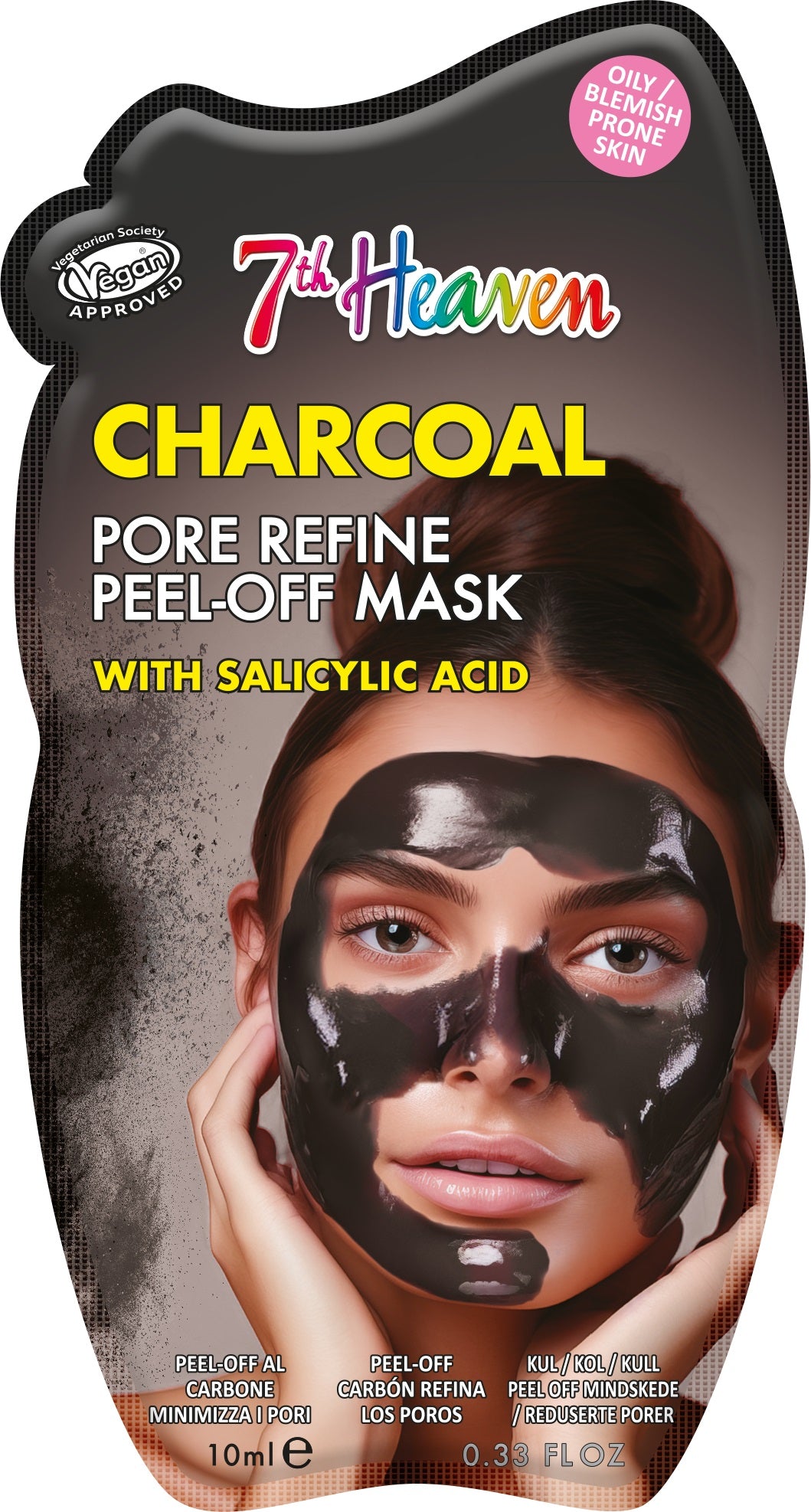 Montagne Jeunesse 7Th Heaven Charcoal Pore Refine Peel Off Mask