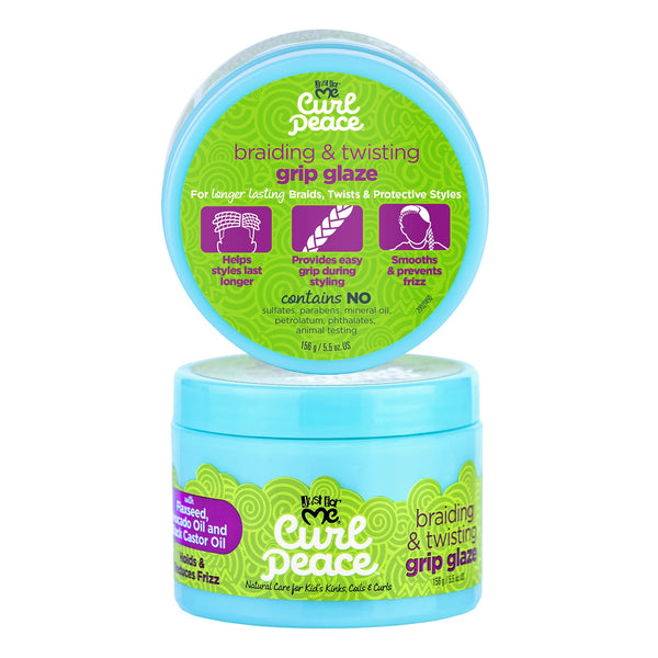 Just For Me Curl Peace Braiding And Twisting Grip Glaze 156g - Afro Hair Boutique