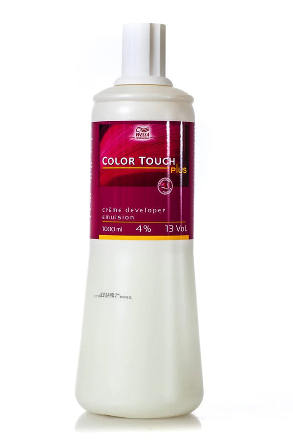 Wella Color Touch Plus Creme Lotion 4% 13vol 500ml - 1000ml - Afro Hair Boutique