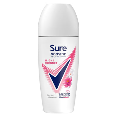 Sure Nonstop Protection Bright Bouquet Deodorant Roll On 50ml