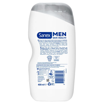 Sanex Men Skin Health Sensitive Care 6 In 1 Shower Gel 400ml