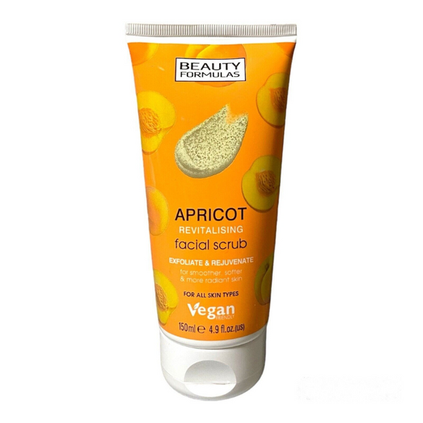 Beauty Formulas Apricot Revitalising Facial Scrub 150ml - Afro Hair Boutique