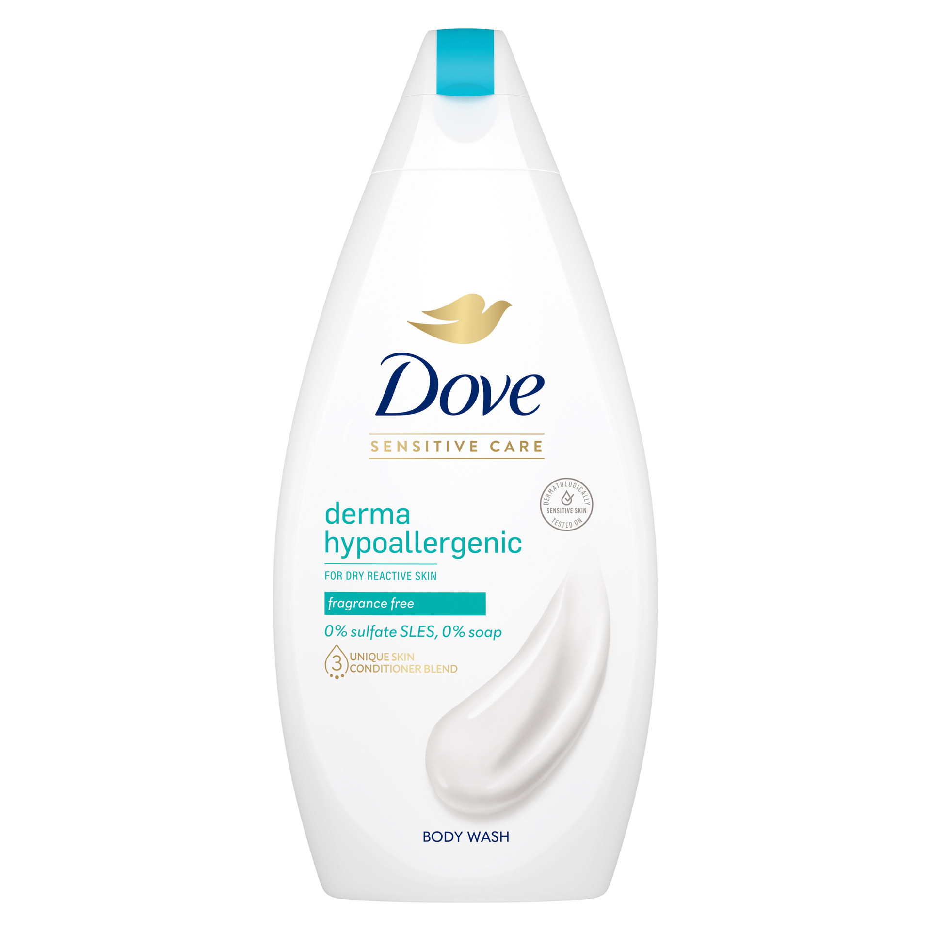 Dove Derma Hypoallergenic Body Wash 450ml