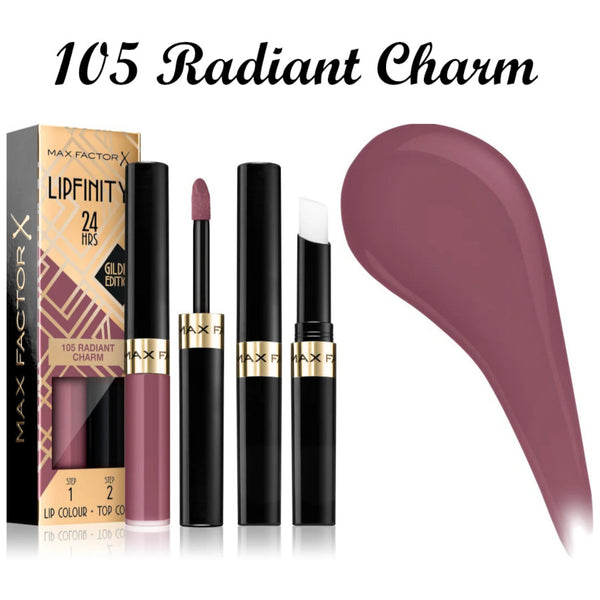 Max Factor 24H Lipfinity Lip Colour Gilded Edition - Afro Hair Boutique
