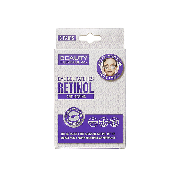 Beauty Formulas Retinol Anti Ageing Eye Gel Patches - Afro Hair Boutique