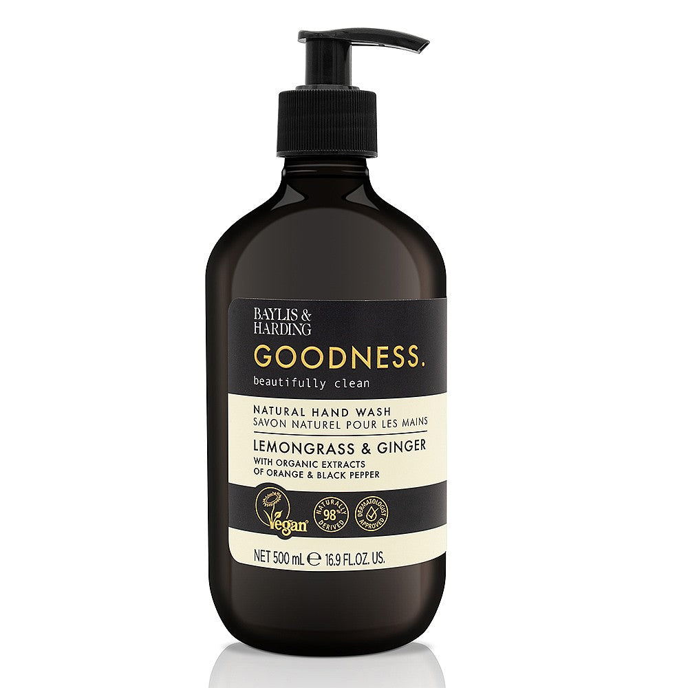 Baylis And Harding Goodness Lemongrass And Ginger Natural Hand Wash 500ml