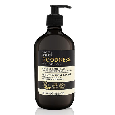 Baylis And Harding Goodness Lemongrass And Ginger Natural Hand Wash 500ml