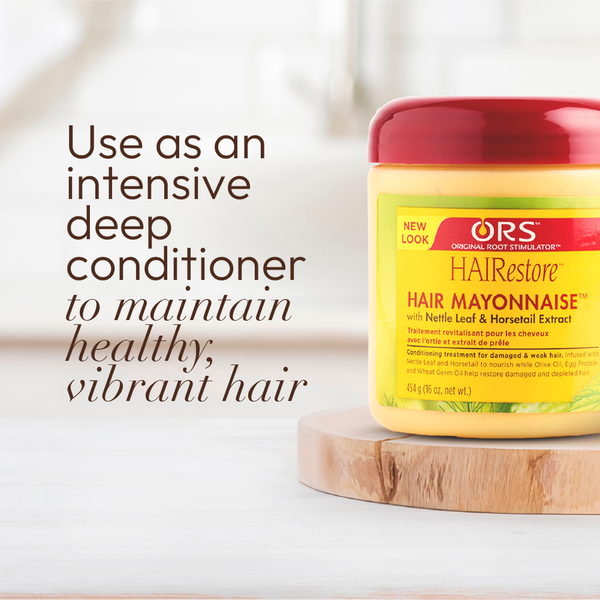 ORS Hairestore Hair Mayonnaise With Nettle And Hetail Extract 227g, 454g / 908g - Afro Hair Boutique