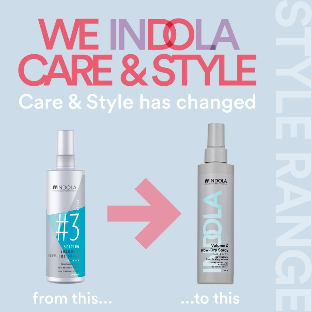 Indola Exclusively Professional Indola Vegan Volume And Blow Dry Spray 200ml