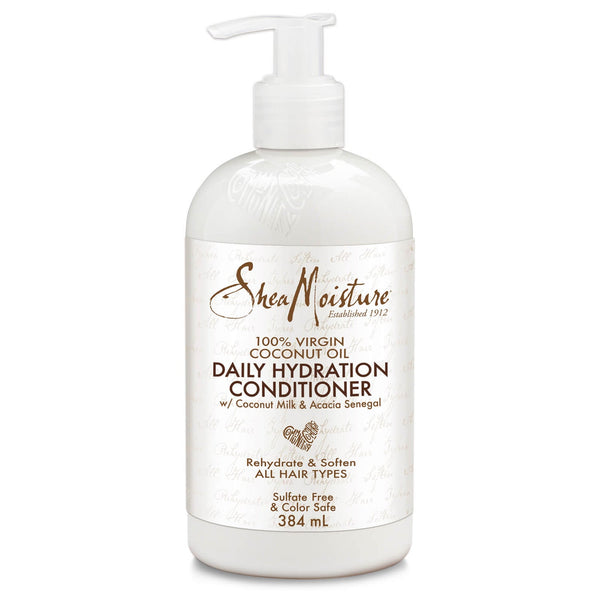 Shea Moisture 100% Virgin Coconut Oil Daily Hydration Conditioner 384ml - Afro Hair Boutique