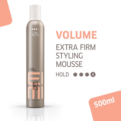 Wella EIMI Shape Control Extra Firm Styling Mousse 500ml