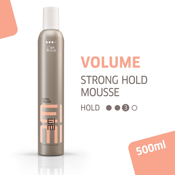 Wella EIMI Extra Volume Volumising Mousse With Strong Hold 300ml / 500ml - Afro Hair Boutique