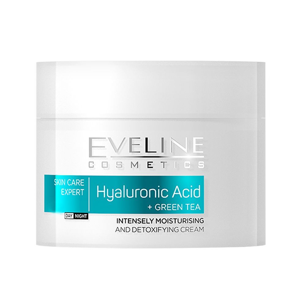 Eveline Skincare Expert Hyaluronic Acid Intensely Moisturising Detoxifying Cream 50ml