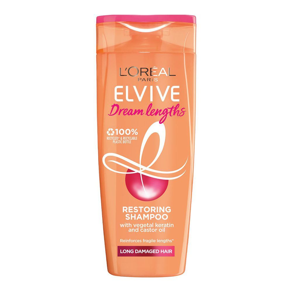 Loreal Paris Elvive Dream Lengths Restoring Shampoo All Sizes
