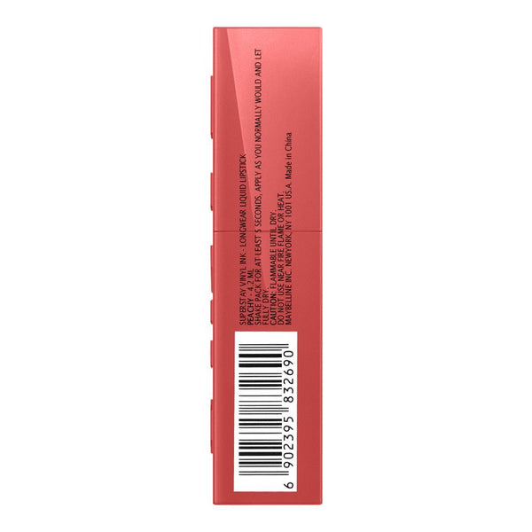 Maybelline Super Stay Vinyl Ink Longwear Liquid Lipcolor 15 Peachy 10ml