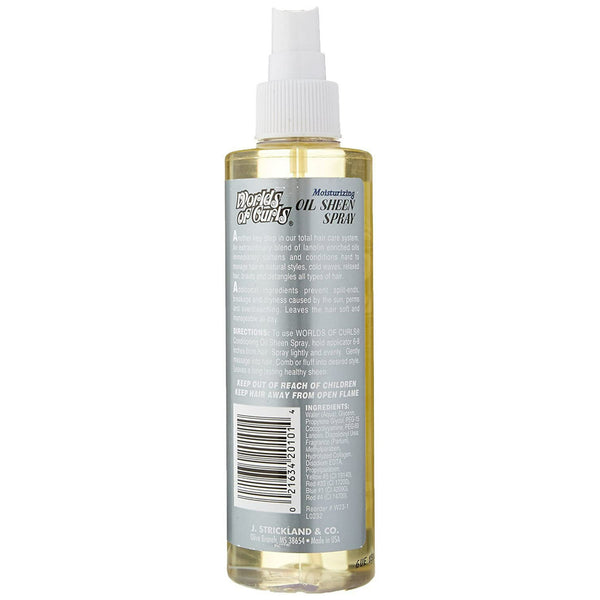 Worlds Of Curls Moisturizing Oil Sheen Spray 237ml