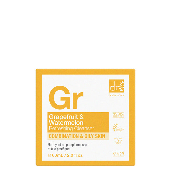 Dr Botanicals Gr Cleanser Grapefruit And Watermelon Refreshing Cleanser 60ml