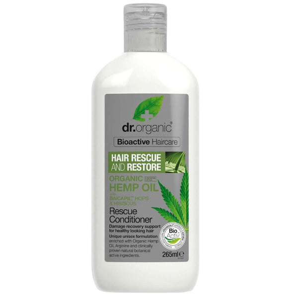 Dr Organic Bioactive Haircare Organic Hemp Oil Rescue Conditioner 265ml