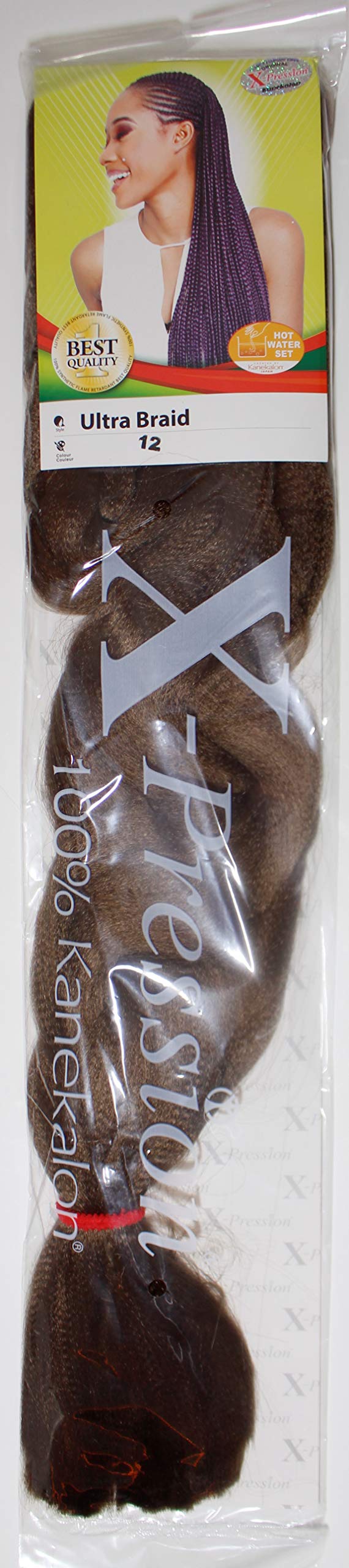 X Pression Syn Ultra Braid X-PRESSION Ultra Hair Braid (Braiding) Extension (Choice of Colours) - Afro Hair Boutique