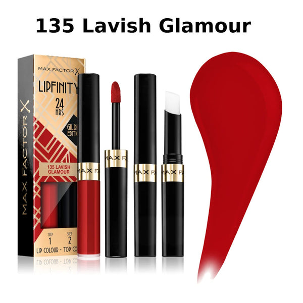 Max Factor 24H Lipfinity Lip Colour Gilded Edition - Afro Hair Boutique