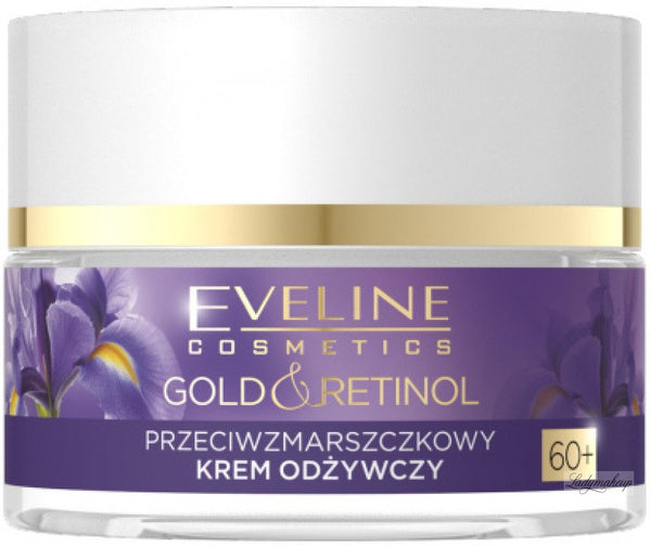 Eveline Gold Retinol Anti Wrinkle Nourishing Cream 60 Plus 50ml