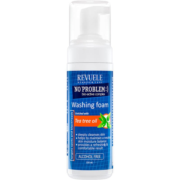 Revuele No Problem Tea Tree Oil Washing Foam 150ml - Afro Hair Boutique