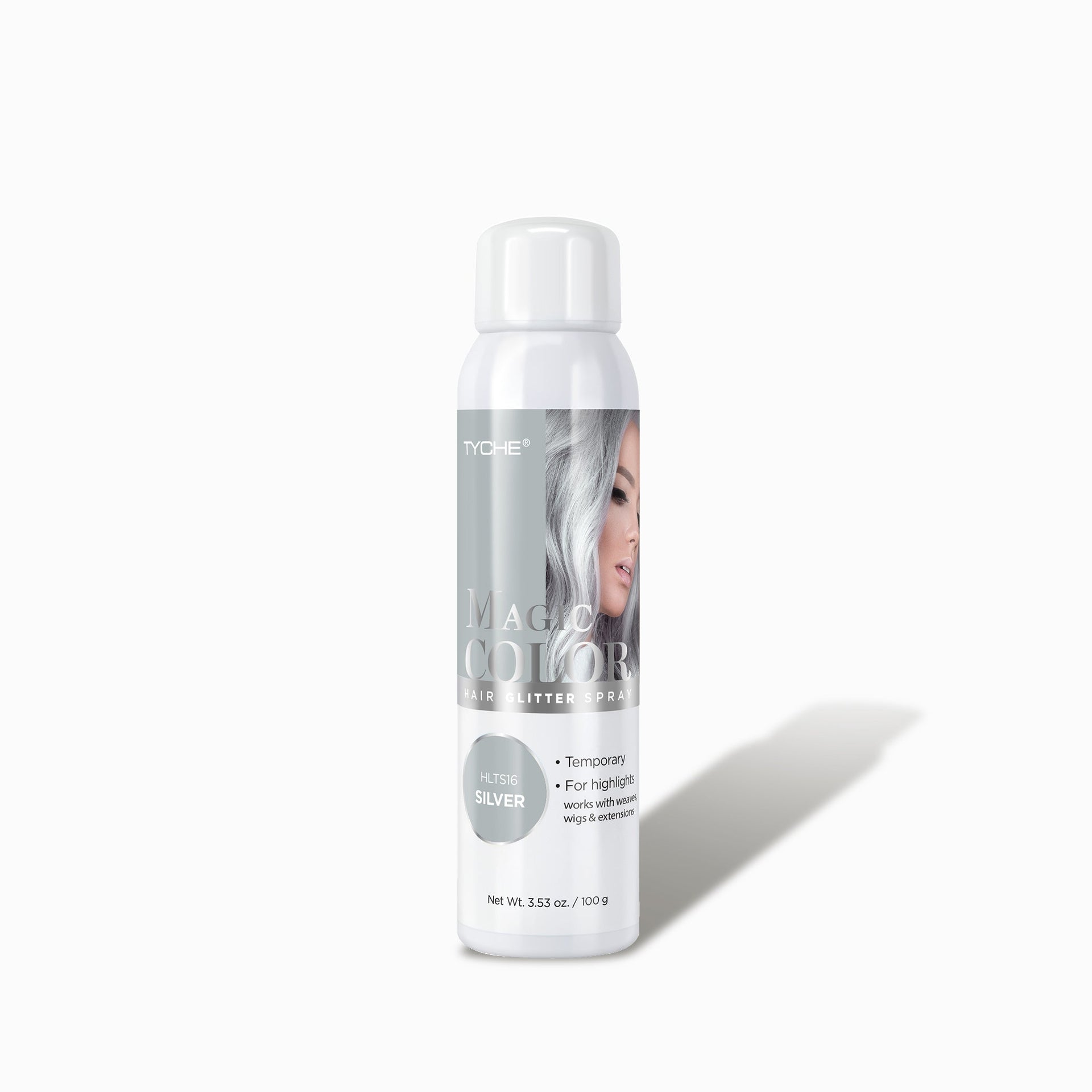 NICKA K NEWYORK Tyche Magic Color Hair Color Spray Silver 100g