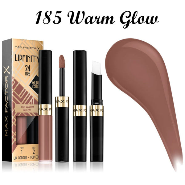 Max Factor 24H Lipfinity Lip Colour Gilded Edition - Afro Hair Boutique
