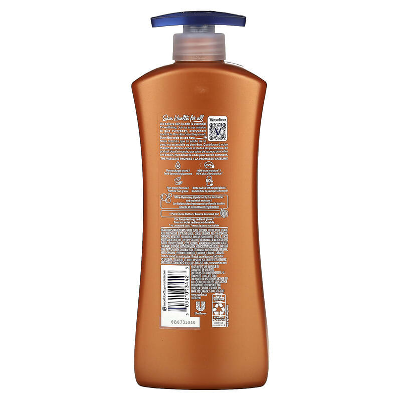 Vaseline Intensive Care Cocoa Radiant Body Lotion 600ml / 200ml / 400ml