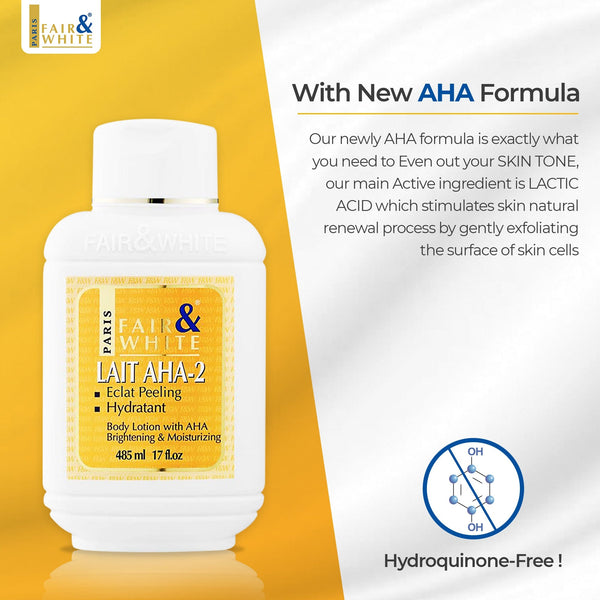 F & W Original AHA Body Lotion 485ml - Afro Hair Boutique