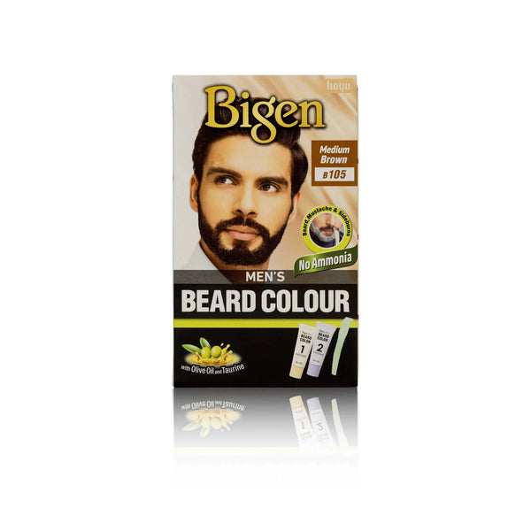 Bigen Mens Beard Colour Medium Brown B105 - Afro Hair Boutique