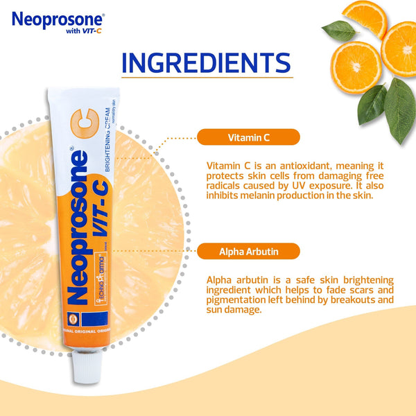 Mitchell Neoprosone Brightening Cream with Vitamin C 50g - Afro Hair Boutique