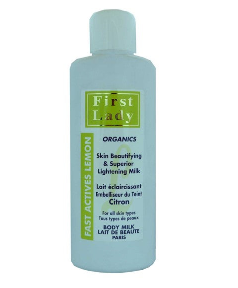 Firstlady First Lady Organics Fast Actives Lemon Body Milk