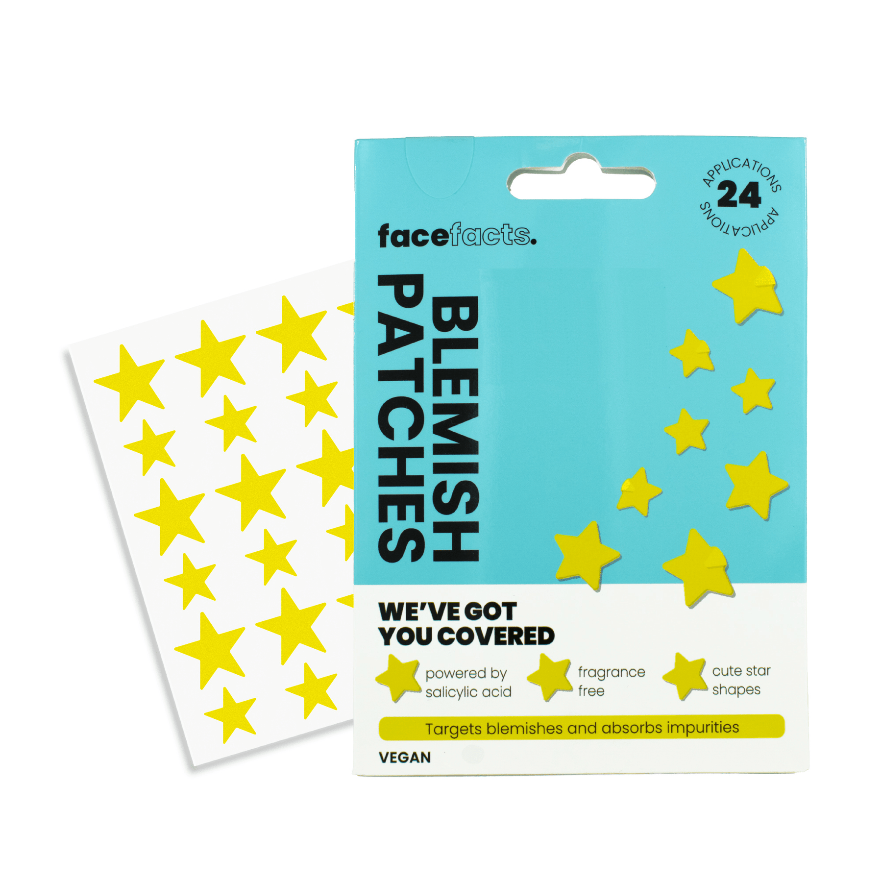 Face Facts Blemish Patches Yellow Stars