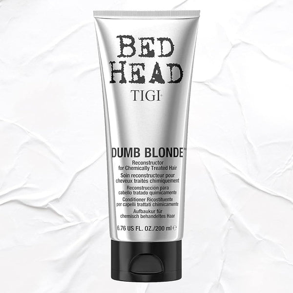 Bed Head by Tigi Dumb Blonde Reconstructor Conditioner for Damaged Hair 200/750ml - Afro Hair Boutique