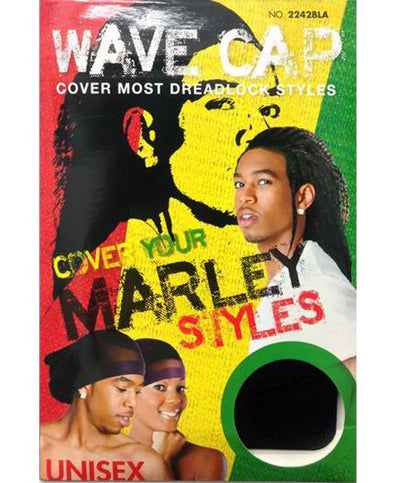 Bee Sales Magic Collection Marley Style Wave Cap Black 2242