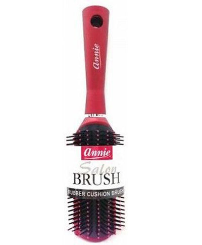 Annie Salon Rubber Cushion Brush Red 2252