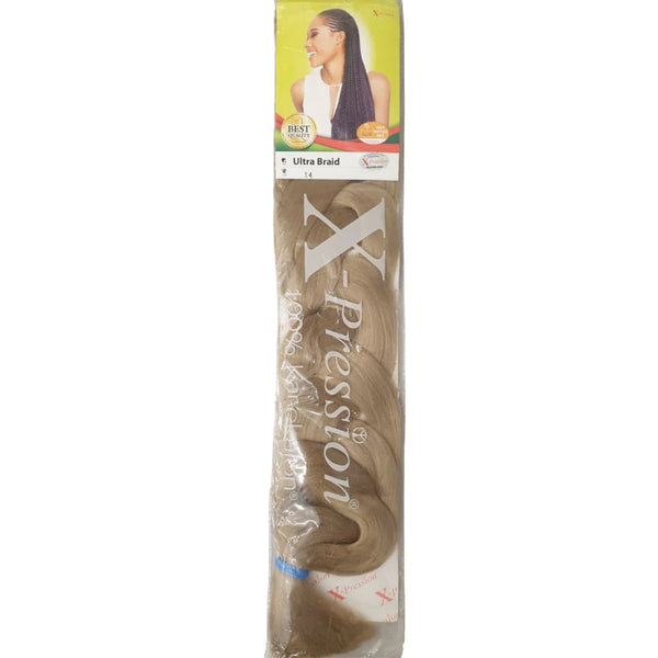 X Pression Syn Ultra Braid X-PRESSION Ultra Hair Braid (Braiding) Extension (Choice of Colours) - Afro Hair Boutique