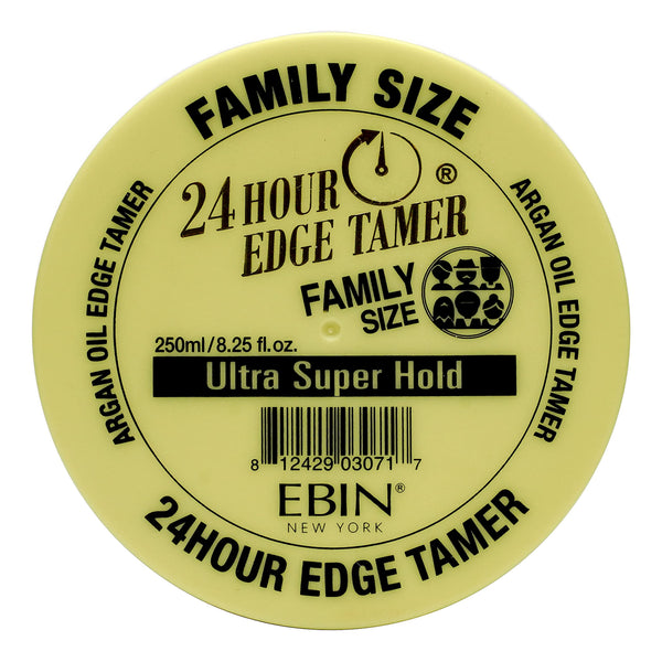 EBIN 24 Hour Argan Oil Ultra Super Hold Edge Tamer 80ml, 120ml / 250ml
