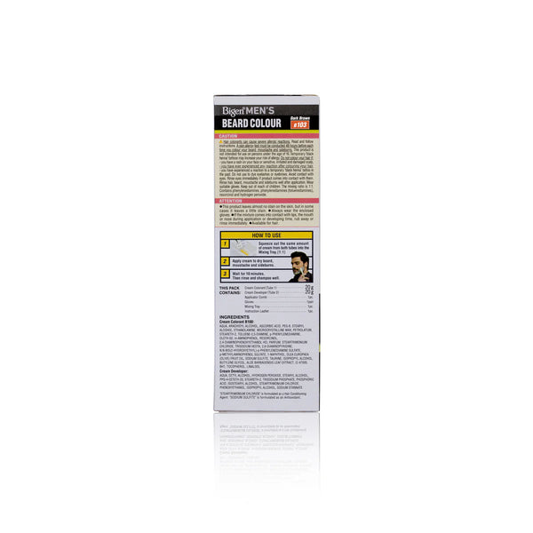 Bigen Mens Beard Colour Dark Brown B103 - Afro Hair Boutique
