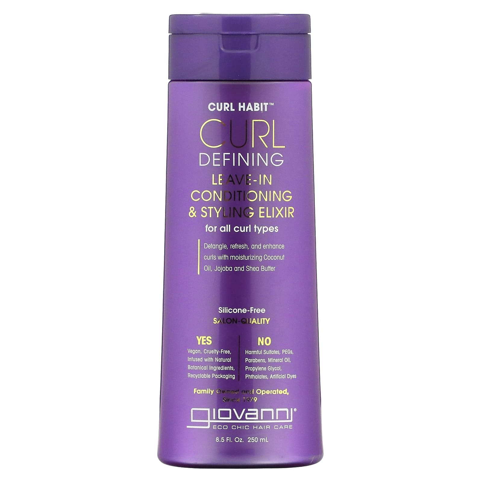 Giovanni Curl Habit Curl Defining Leave In Conditioning Styling Elixir 250ml