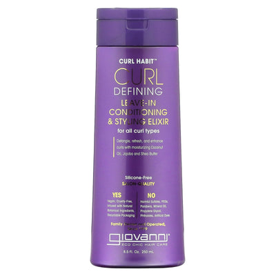 Giovanni Curl Habit Curl Defining Leave In Conditioning Styling Elixir 250ml