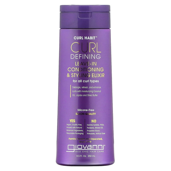 Giovanni Curl Habit Curl Defining Leave In Conditioning Styling Elixir 250ml