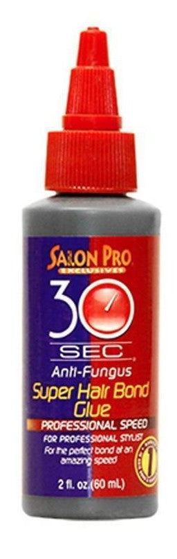 Salon Pro 30 Sec Anti Fungus Super Hair Bond Glue 30ml / 60ml / 118ml - Afro Hair Boutique